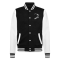 College Sweat Jacket - black/white