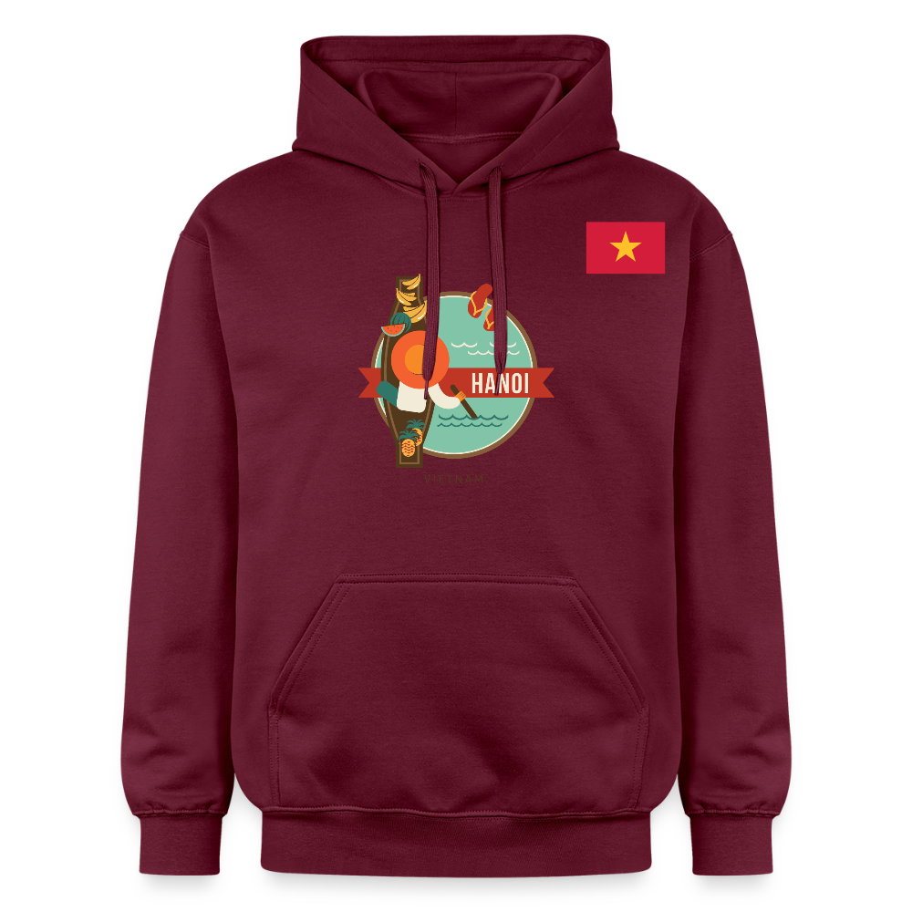 Gildan Unisex Softstyle® Midweight Hoodie - maroon