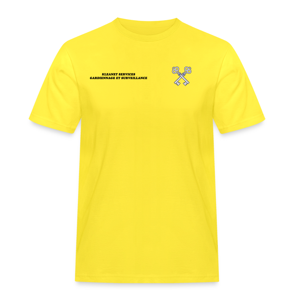 Men’s Workwear T-Shirt - yellow