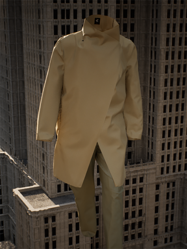 Manteau Koto - Natural raw