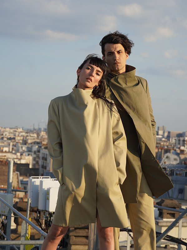 Manteau Koto - Natural raw